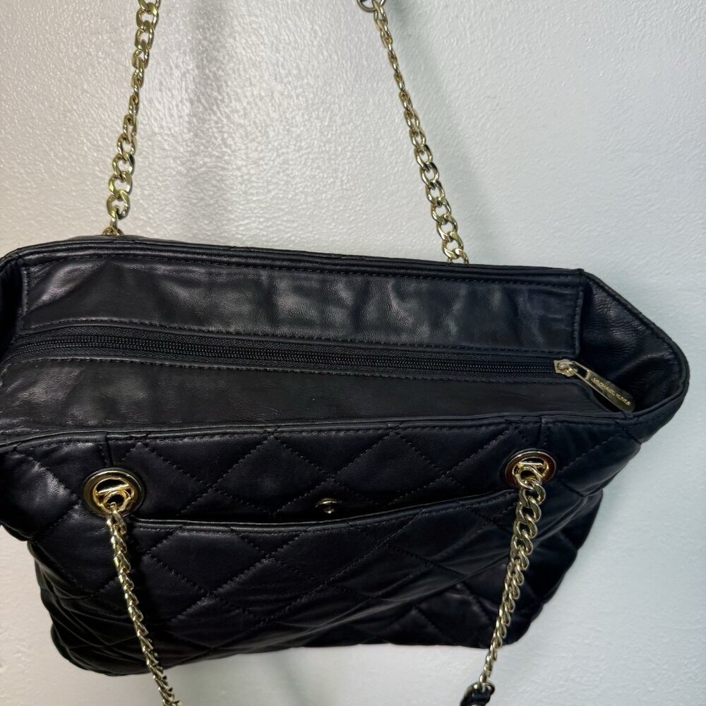 Michael Kors Fulton  Quilted Soft Luxury Leather Tote Bag Handbag Purse Classic - Picture 8 of 16